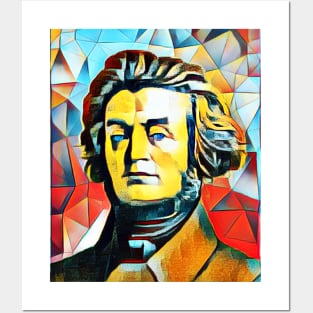 Adam Mickiewicz Abstract Portrait | Adam Mickiewicz Artwork 2 Posters and Art